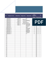 Employee Vacation Tracker Excel Template
