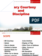 Military Courtesy and Discipline