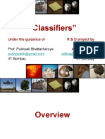 "Classifiers": R & D Project by Under The Guidance of
