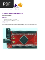 PC/CP220 Digital Electronics Lab: Other CPLD Boards