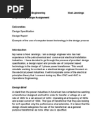 HNC Operations Engineering Noel Jennings Engineering Design Assignment