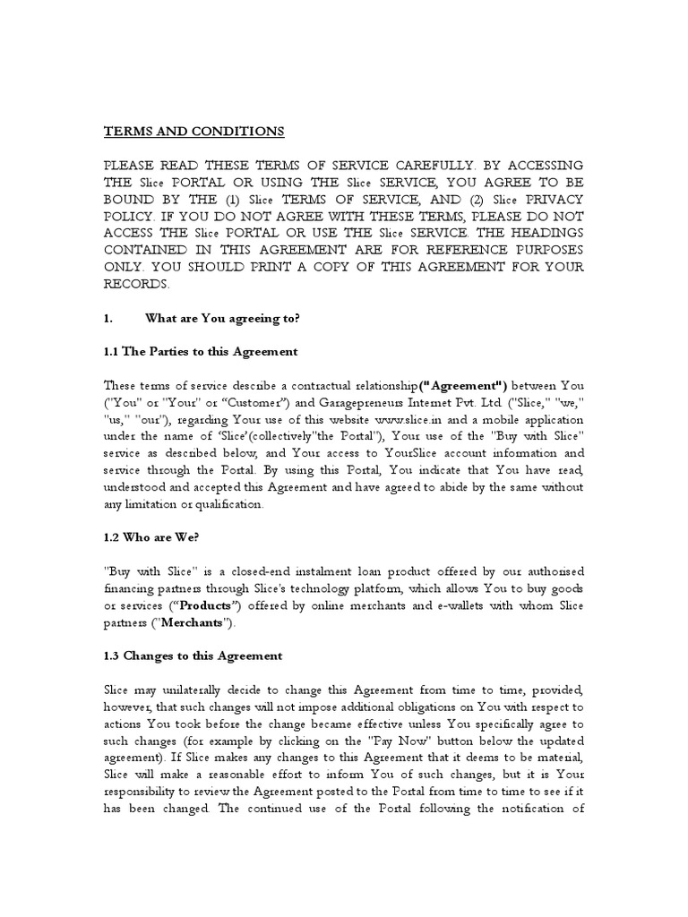 General Terms and Conditions | PDF | Identity Document | Indemnity