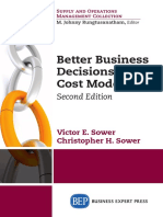 Better Business Decisions Using Cost Modeling