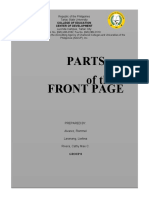 Parts of The Frontpage