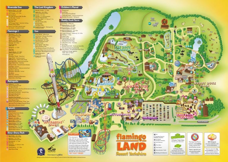 Flamingo Land Park Map | PDF