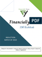 Financially Yours - Induction 2021 - Assignment 1