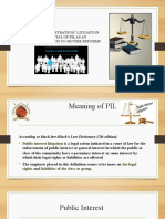 Introduction to Strategic Litigation and Public Interest Litigation