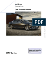 BMW 7 Series (G12) 2016+ Technical Doc - Rear Seat Entertainment