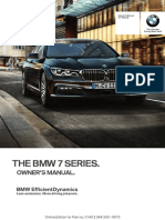 BMW 7 Series (G12) 2016+ Technical Doc - Owner's Manual