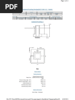 Isolated Footing Design (ACI 318-11) - Metric: Elevation