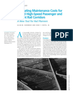 Estimating Maintenance Costs For Mixed High-Speed Passenger and Freight Rail Corridors