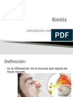 Rinitis: causas, tipos y tratamiento