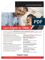 Learn English For FREE!: Register Today!