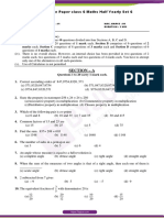 CBSE Sample Paper Class 6 Maths Half Yearly Set 6