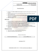 Class XII Phase Test I - Sub