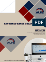 Brochure Advanced Excel Training