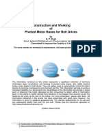 Construction and Working of Pivoted Motor Bases For Belt Drives