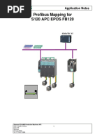 Profibus Mapping For S120 Apc Epos Fb120: Application Notes