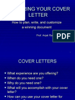 Preparing Your Cover Letter