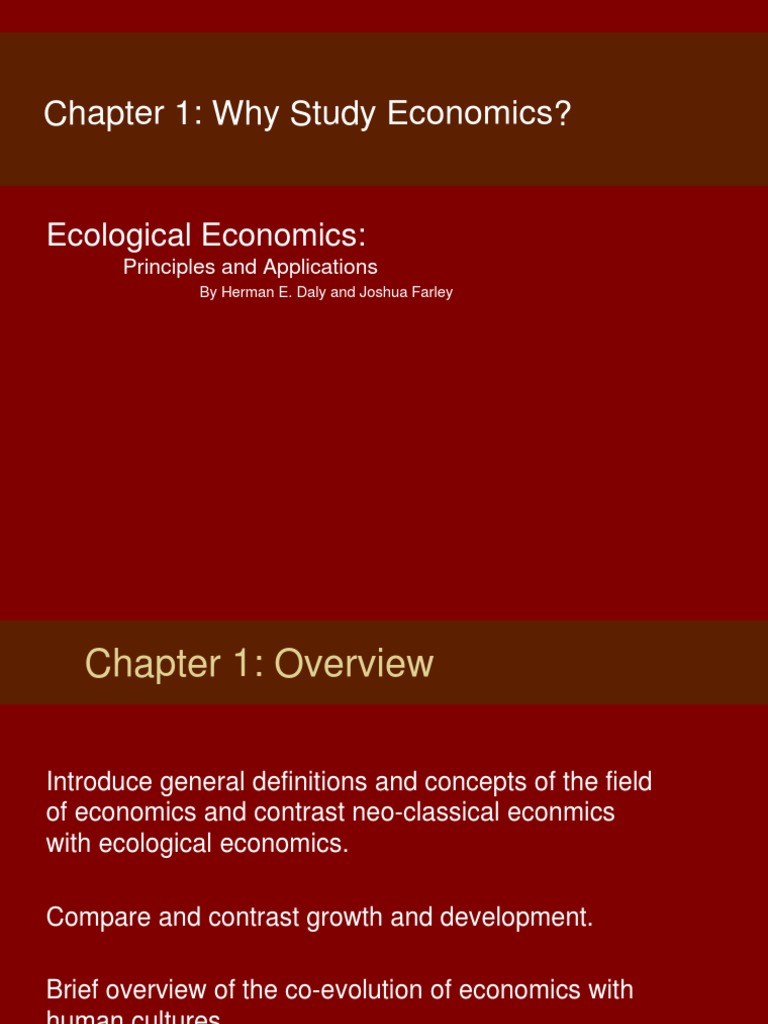 KULIAH-1 Why Study Economics (Ch1 EE Daly Farley II) | PDF | Economics ...