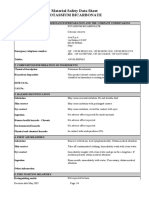 Material Safety Data Sheet Potassium Bicarbonate