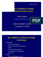Benefits of OFDM For Mobile Broadband Wireless Access: Samir Kapoor