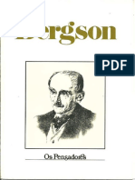 1) 03 - 06 - Vida e Obra - Henri Bergson - Os Pensadores