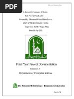 Final Year Project Documentation: Department of Computer Science