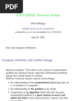 Numerical Analysis 1