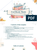 Cool Doody Thesis _ by Slidesgo