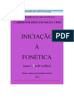 Iniciação À Fonética SOARES 1992 UFRJ