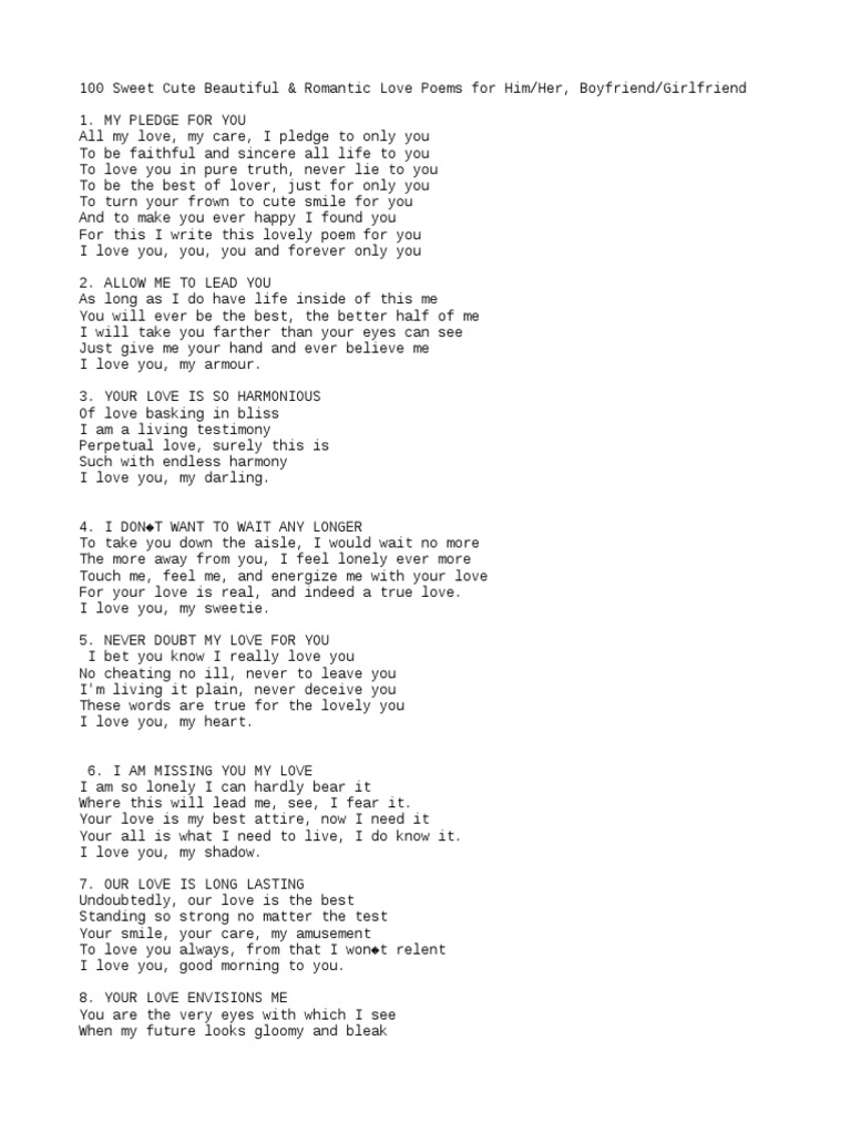 ABC Poetry About Love That’s Simple Yet Beautiful