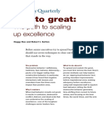 Bad To Great The Path To Scaling Up Excellence