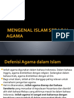 Mengenal Dinul Islam Sebagai Agama