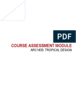 Course Assessment Module: Arc1435: Tropical Design