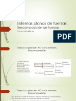 06 - Descomposición de Fuerzas Plano