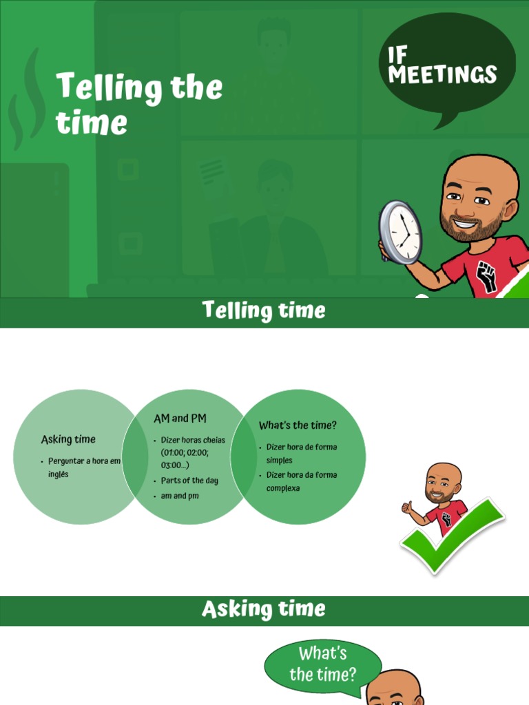 Telling The Time | PDF