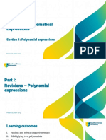 Polynomial Expressions