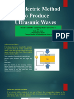 Piezoelectric Method Generates Ultrasonic Waves