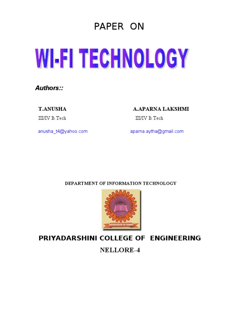 Understanding Wi-Fi: Wireless Fidelity Explained | PDF | Wi Fi | Ieee ...