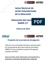 Presentación Alineación SABER 11