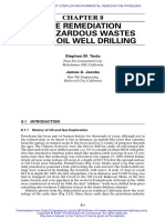 The Remediation of Hazardous Wastes From Oil Well Drilling: Stephen M. Testa