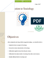 Introduction To Sociology - UNIT-1