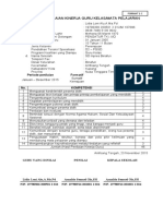 Rekap Hasil Penilaian Kinerja Guru Kelas (FORMAT 1 C)