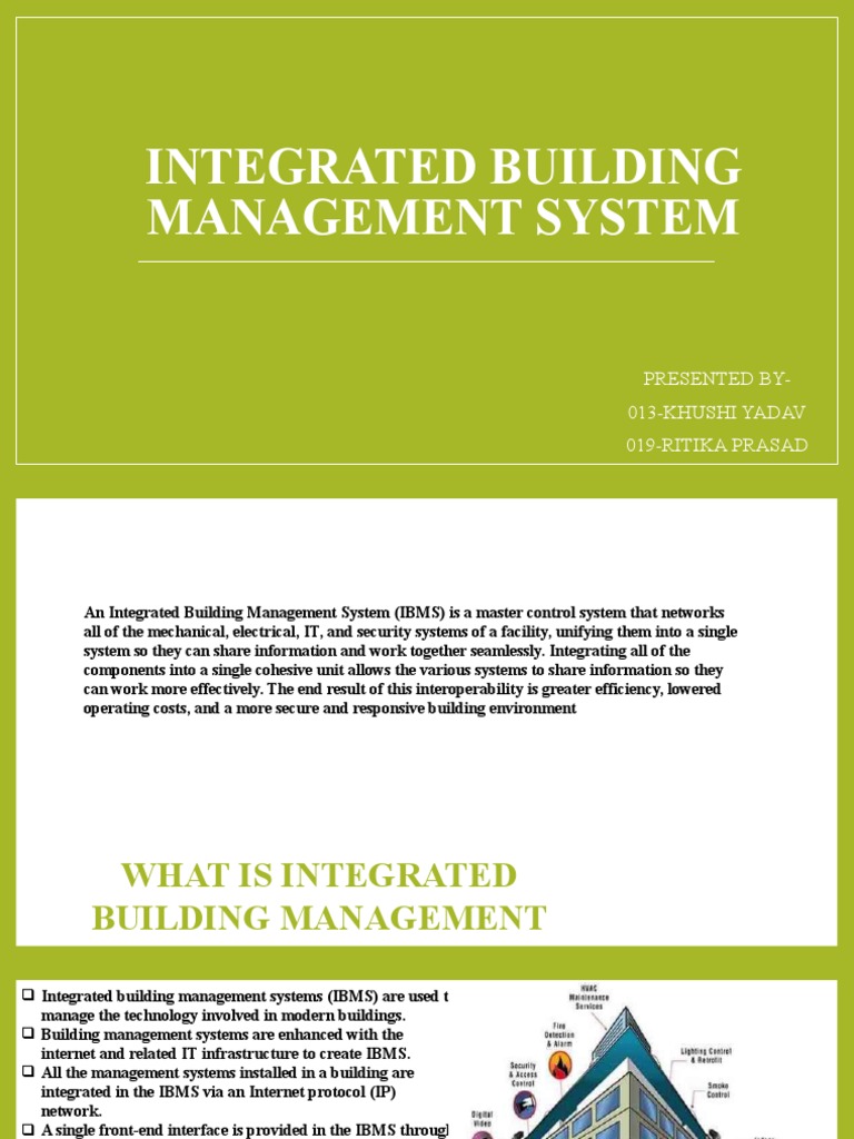 Overview of Integrated Building Management | PDF | Security Alarm ...