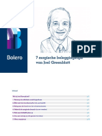 Beleggingstips Van Joel Greenblatt