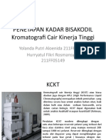 Penetapan Kadar KCKT Bisakodil