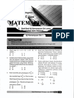 Soal Try Out Un Matematika SMP 4 Paket Unggulan