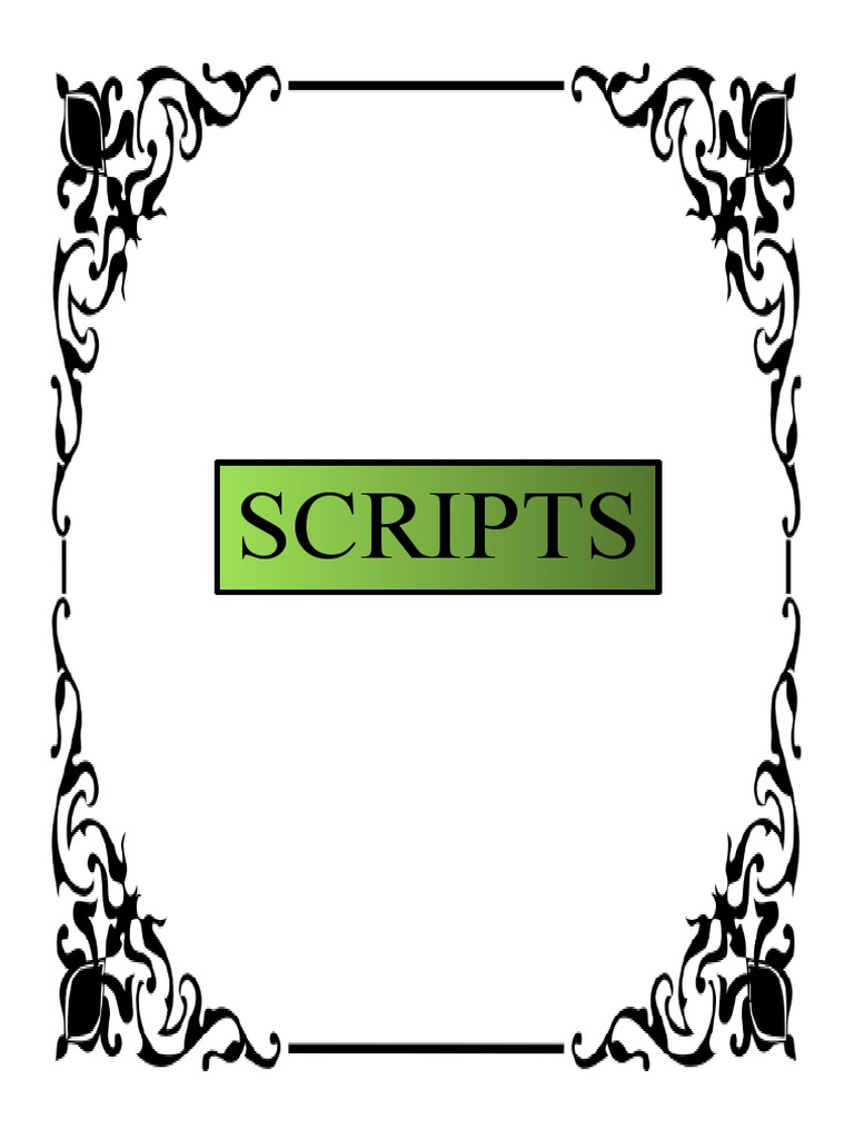 Scripts PDF Teachers