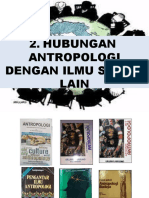 W-2&3 Hubungan Antropologi Dengan Ilmu Lain